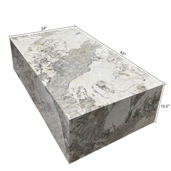 Calacatta Marble - Floating Coffee Table - Image 4